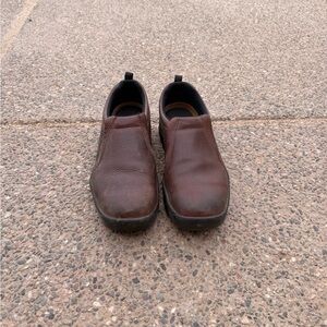 Roper Men's Brown Slip-On Leather Loafers